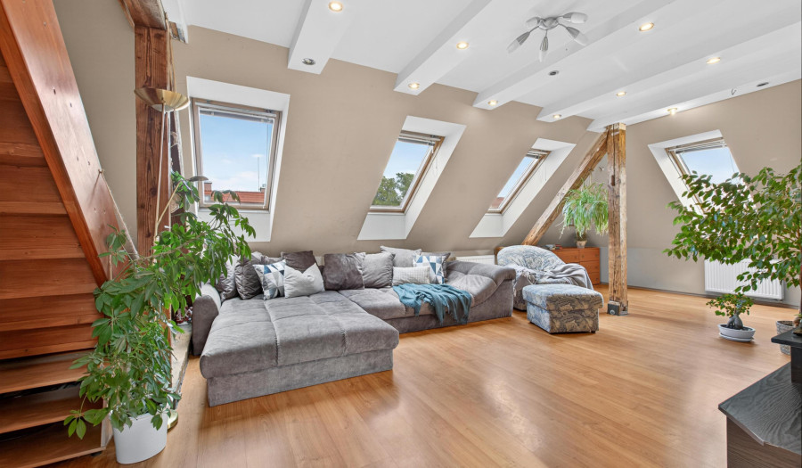 BOSEN | Priestranný 2 izbový byt s podkrovím, 119 m2, Nové Mesto - Bratislava