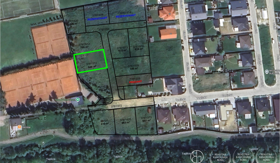 BOSEN | Stavebný pozemok pre rodinný dom, Senica, časť Sotiná - Mlyny, 648 m2