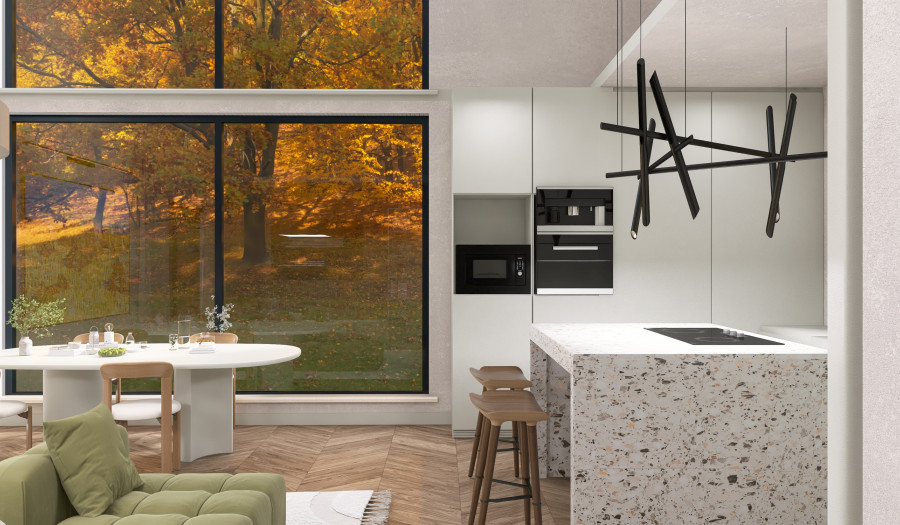 BOSEN | Na predaj rozostavaný dom s projektom, veľkou terasou a pozemkom 1875 m²