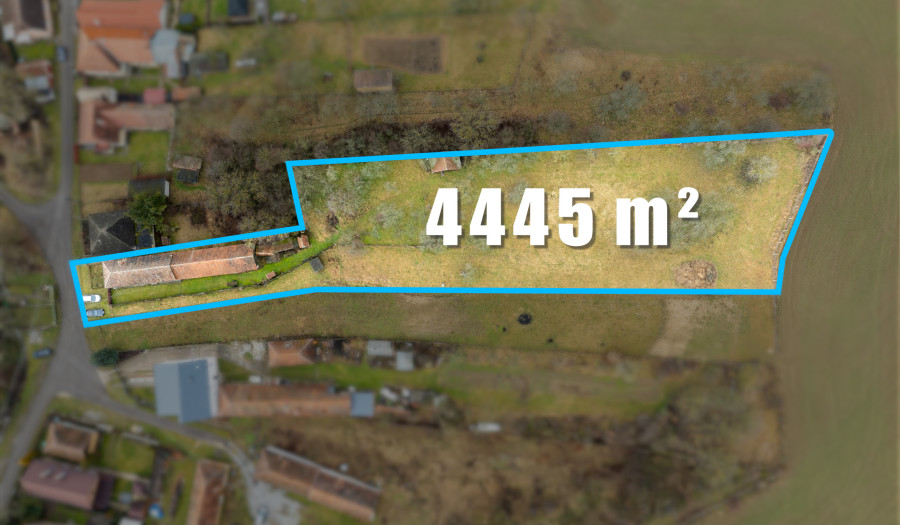 ARISE | Veľký pozemok s rodinným domom v obci Ješkova Ves