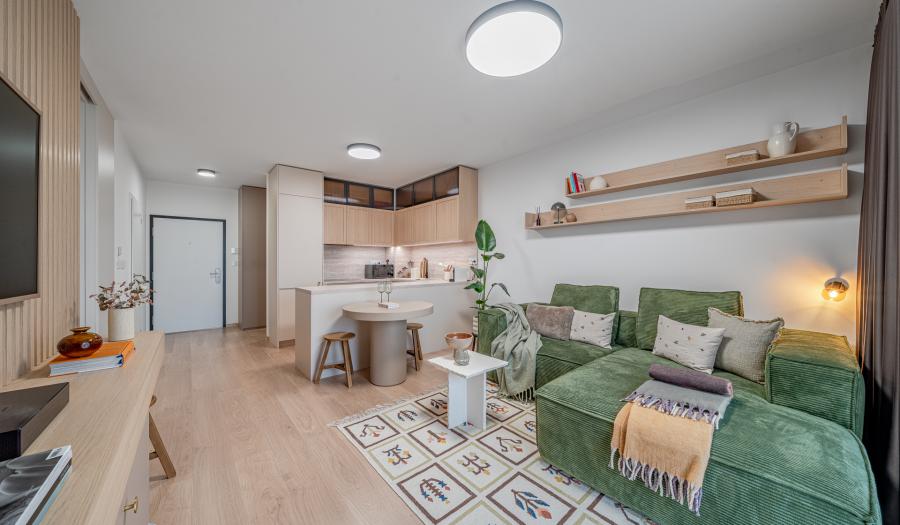 BOSEN | Dizajnový 1,5-izbový byt so spacím kútom v novostavbe Corvus Atrium