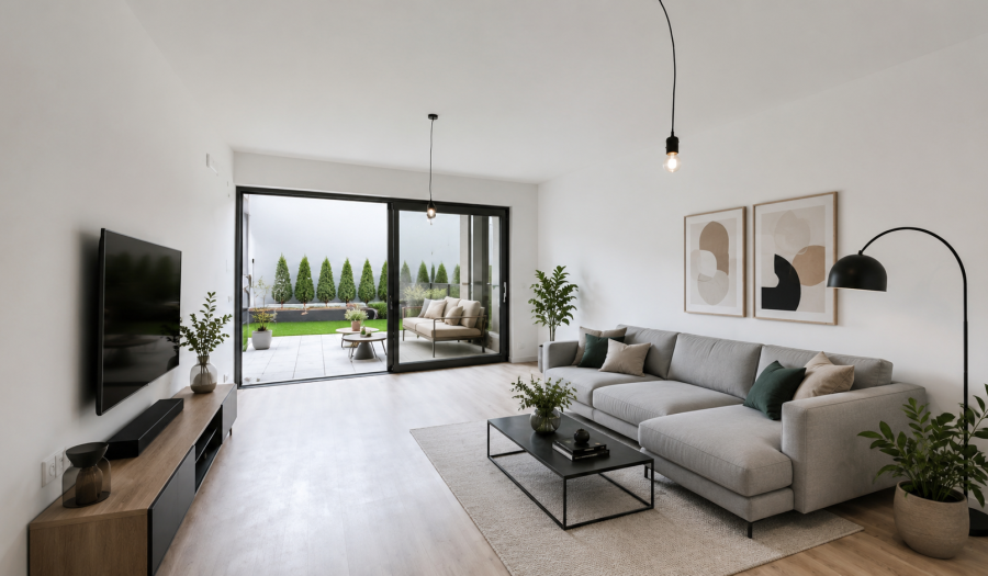 BOSEN | BLUEWAVE_3 izbový byt s predzáhradkou B1_02, Banka, Piešťany, 131.94 m2