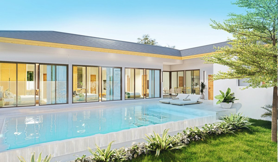 BOSEN | 3 spálňová vila s bazénom typu C, Lamai, Koh Samui, Thajsko