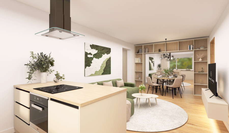 BOSEN | Dizajnový kompletne zrekonštruovaný 4 izbový byt s loggiou, 74,46 m², Dúbravka