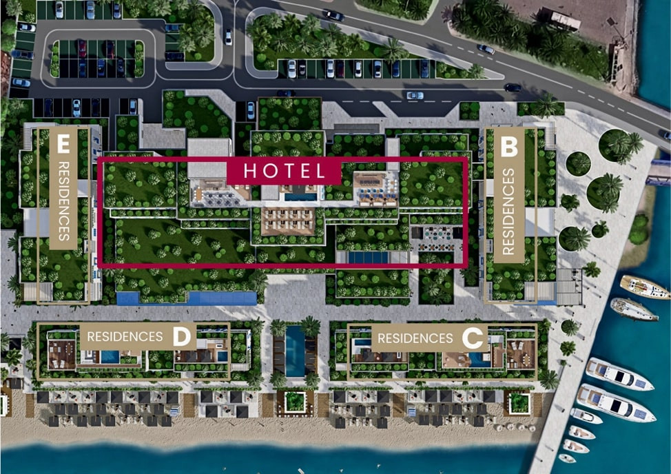teuta residences - masterplan